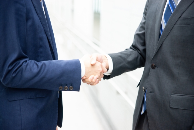 商談成立